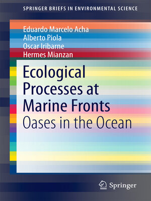 cover image of Ecological Processes at Marine Fronts